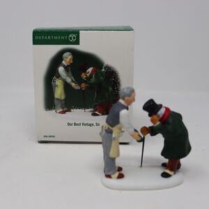 DEPT 56 OUR BEST VINTAGE, SIR 58593 DICKENS VILLAGE CHRISTMAS